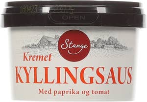 Stange Kremet Kyllingsaus Med paprika og tomat