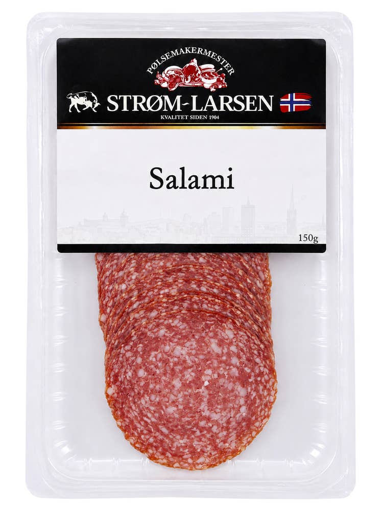 Strøm-Larsen Salami skivet