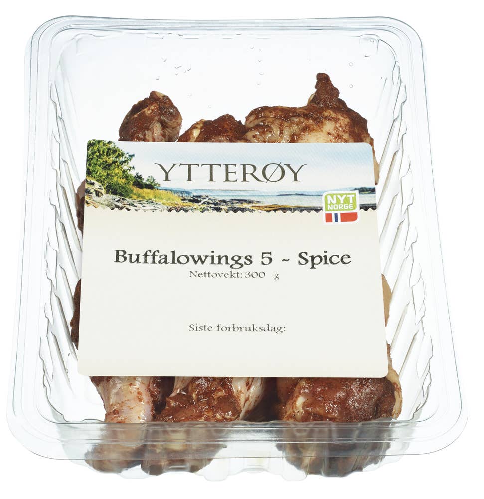 Ytterøy Buffalowings 5-spice A taste of Asia