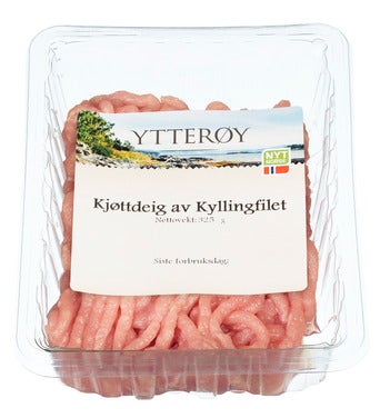Ytterøy Kylling Kjøttdeig Av 100% Kyllingfilet