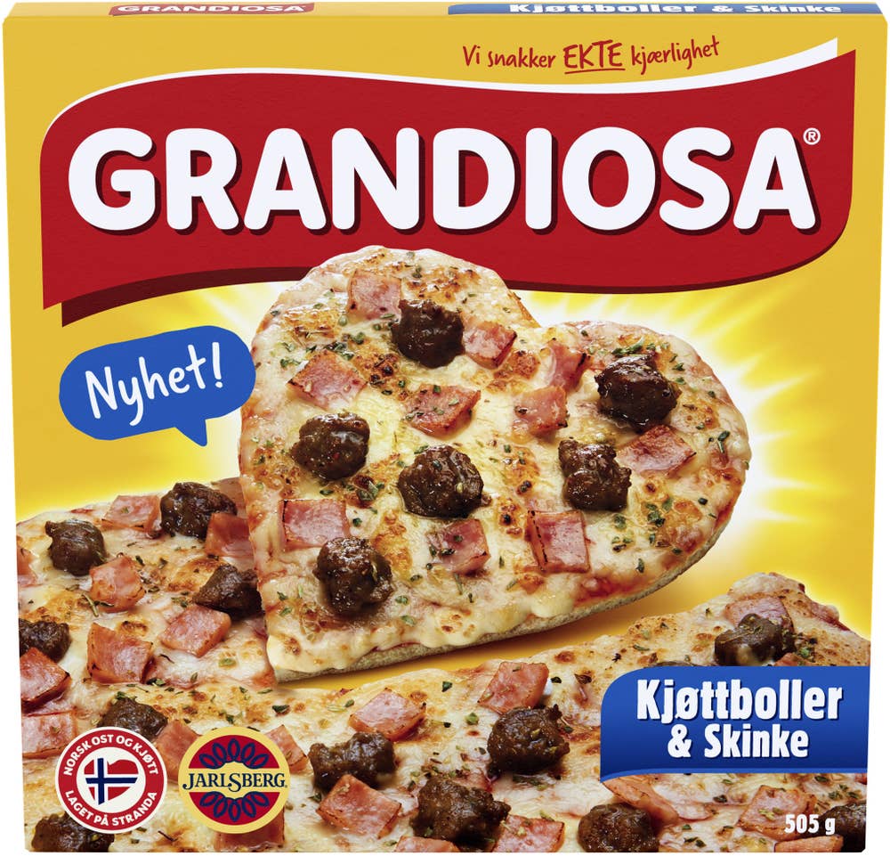 Grandiosa Kjøttboller & skinke