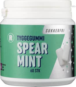 R Tyggegummi Spearmint 60 stk