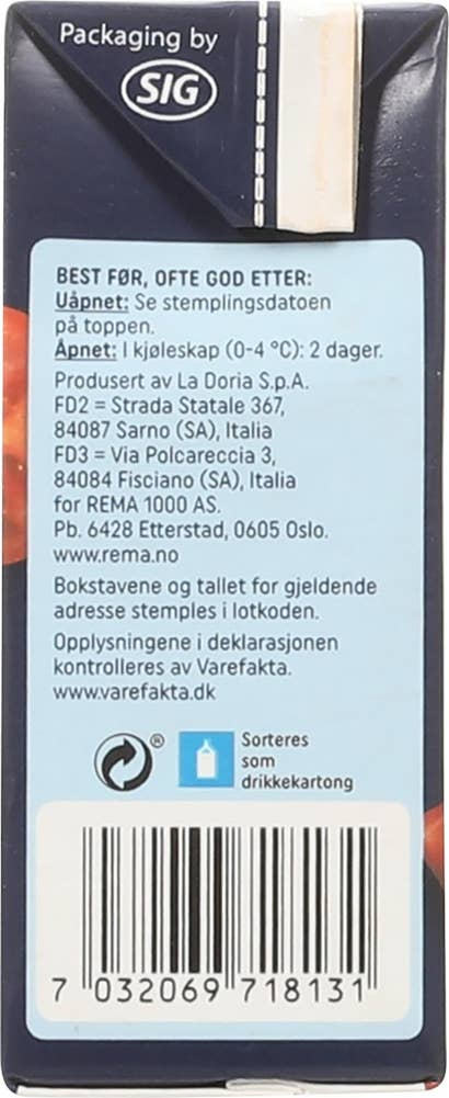 R Hakkede tomater Med hvitløk