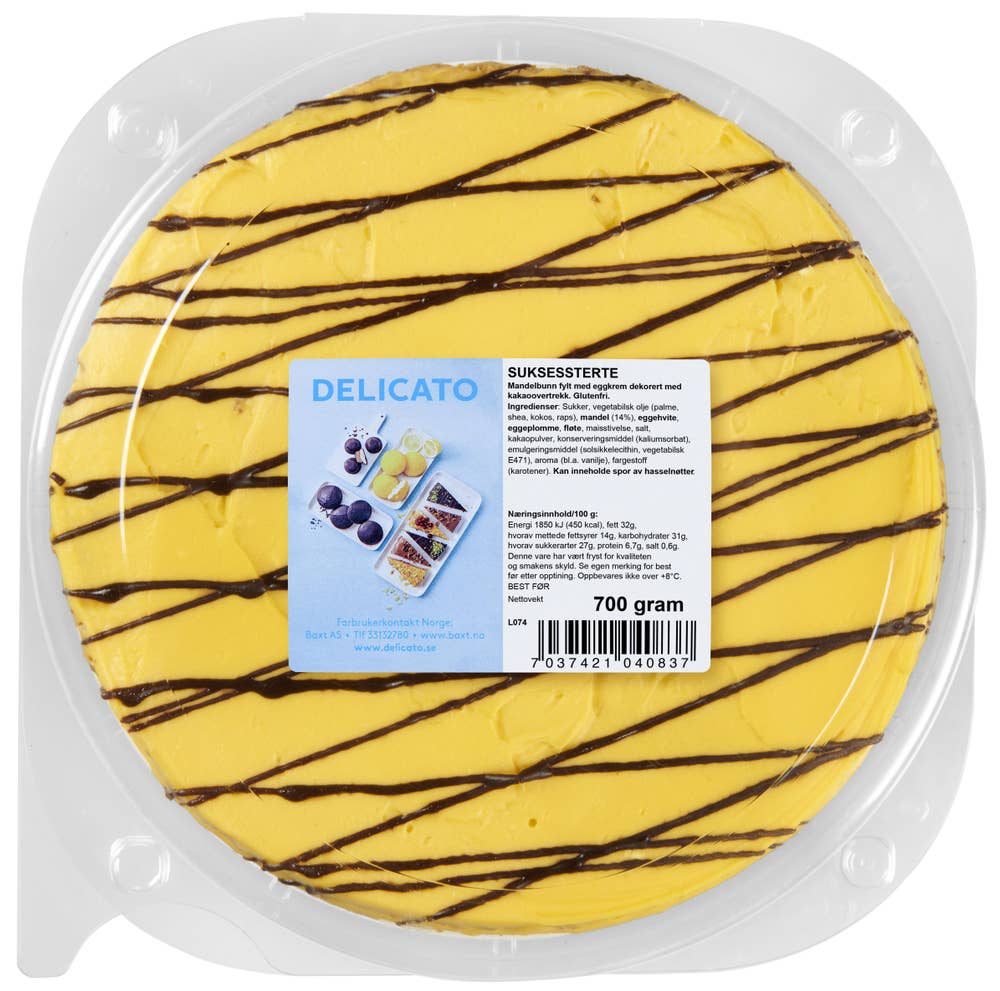 Delicato Suksessterte