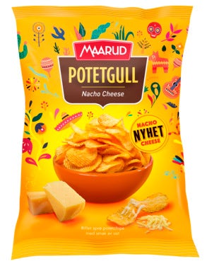Maarud Potetgull Nacho Cheese
