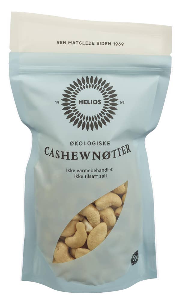 Helios Cashewnøtter Økologisk Usaltet