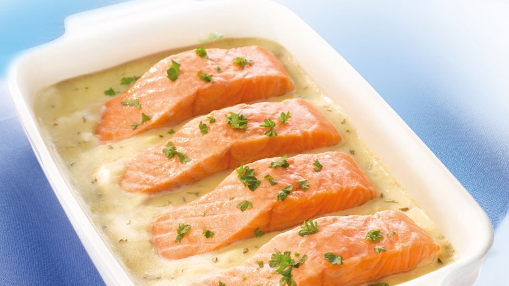 Laksefilet med sandefjordsmør