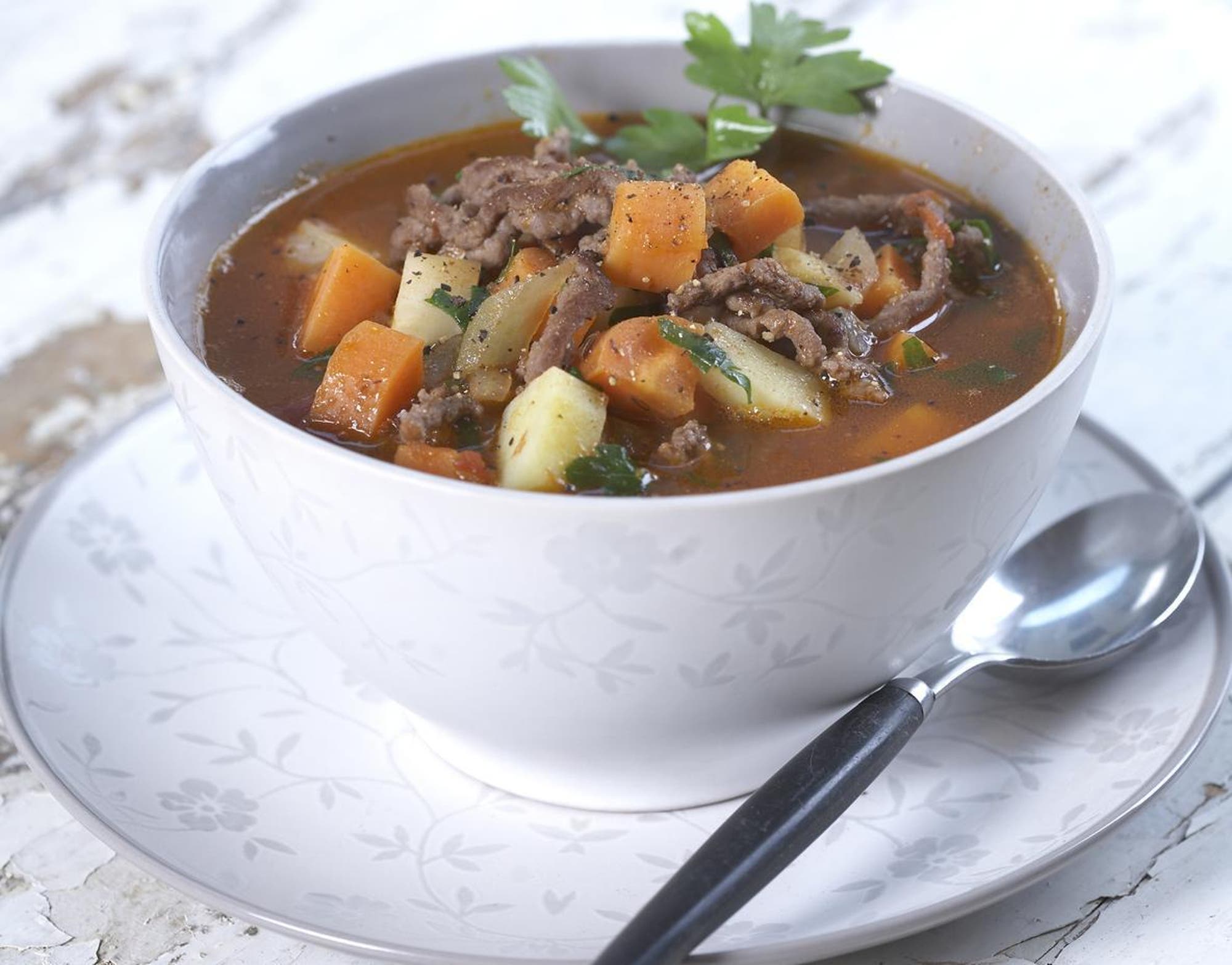 Hverdagssuppe med grønnsaker