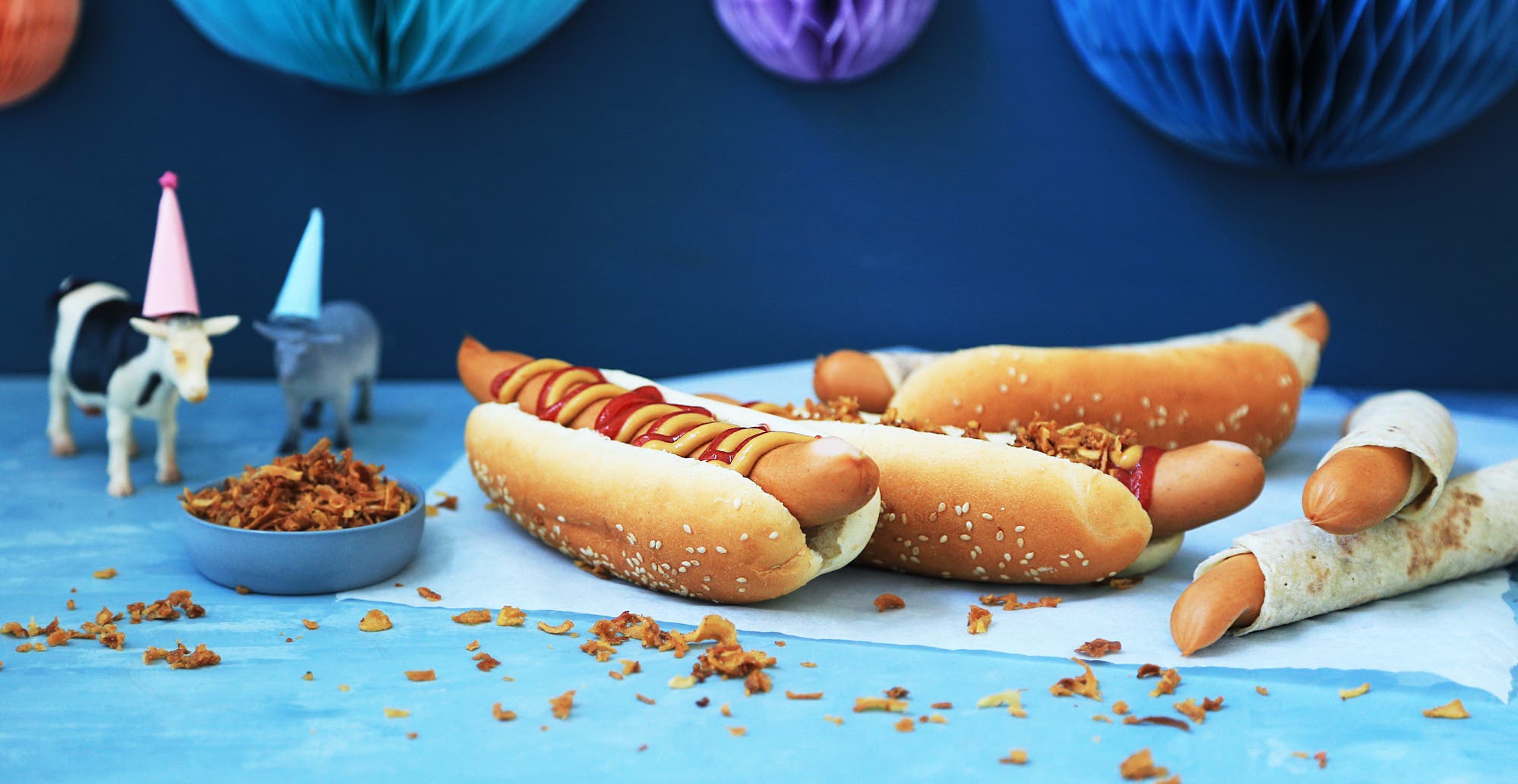 Pølser til bursdagsfesten