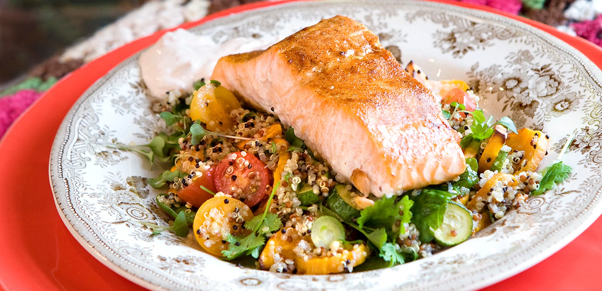 Fajitakrydret Laks Med Quinoasalat