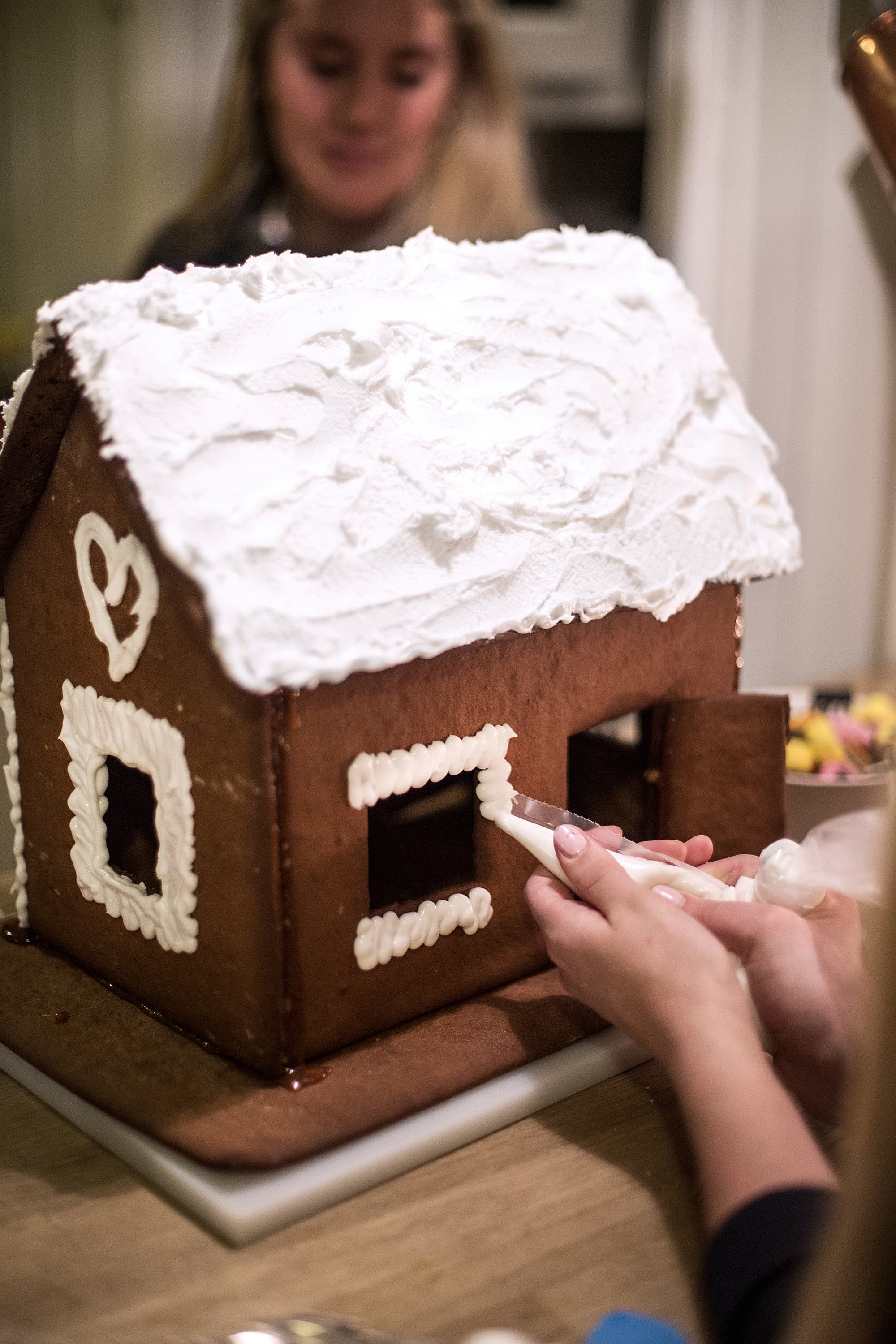 Hjemmelaget pepperkakehus