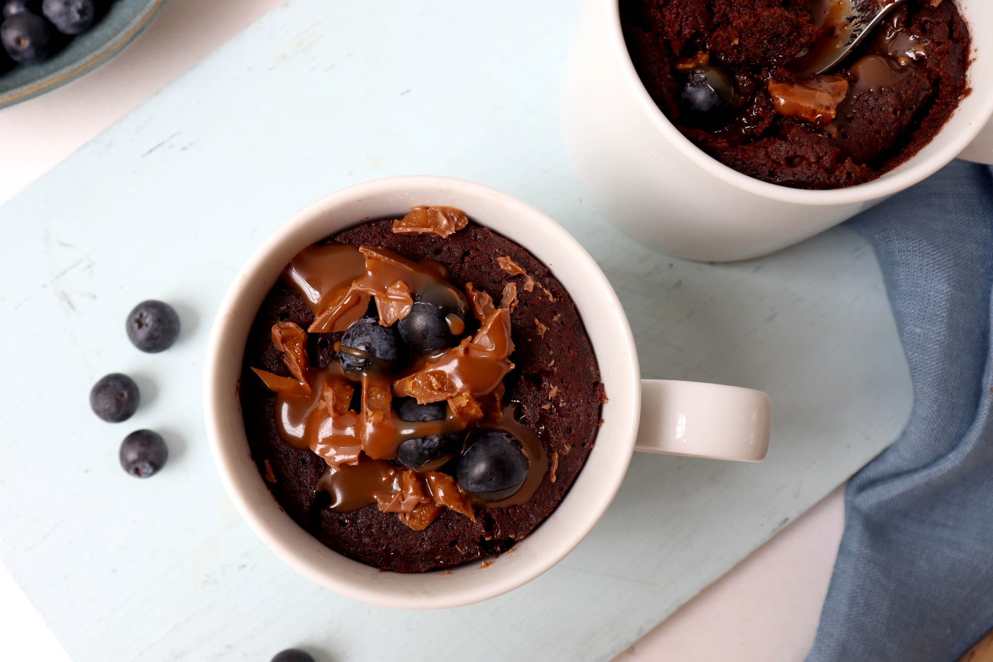 Saftig sjokoladekake i kopp