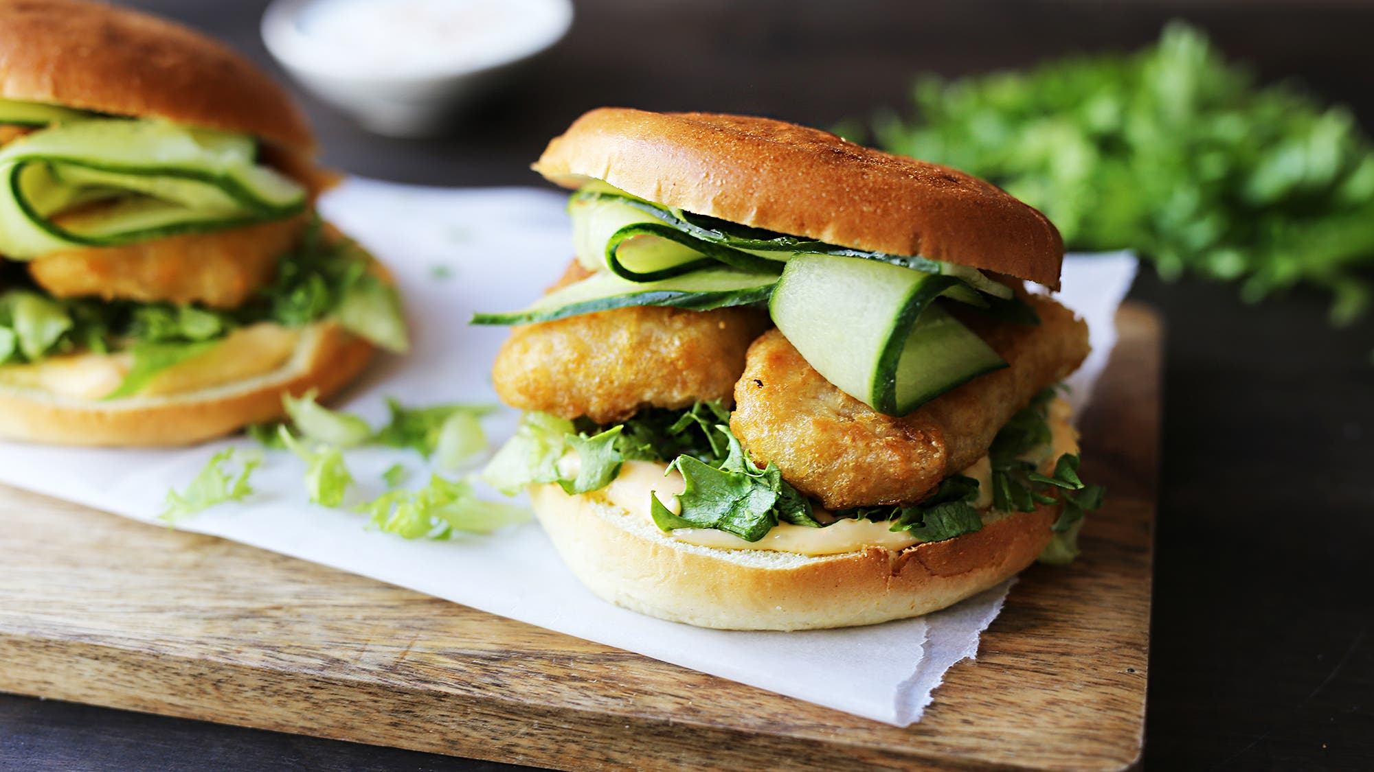 Fiskepinneburger
