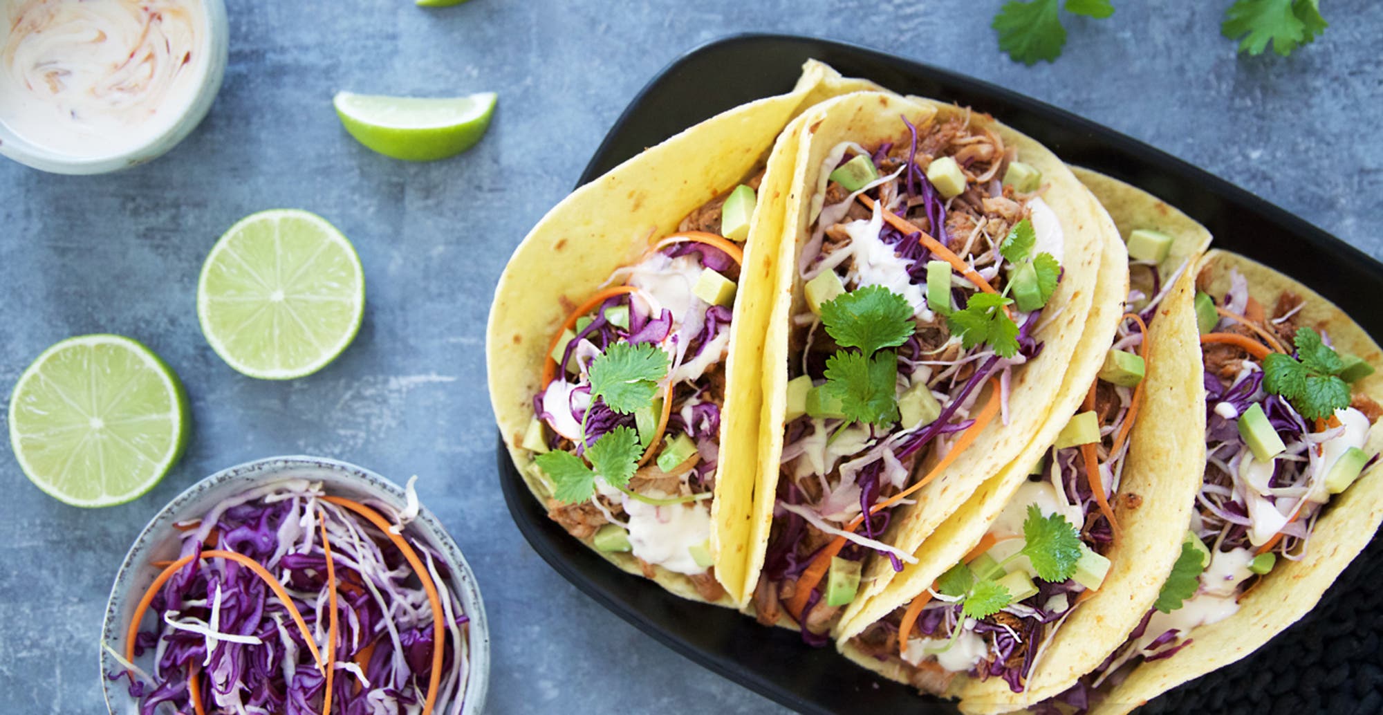 Pulled pork taco