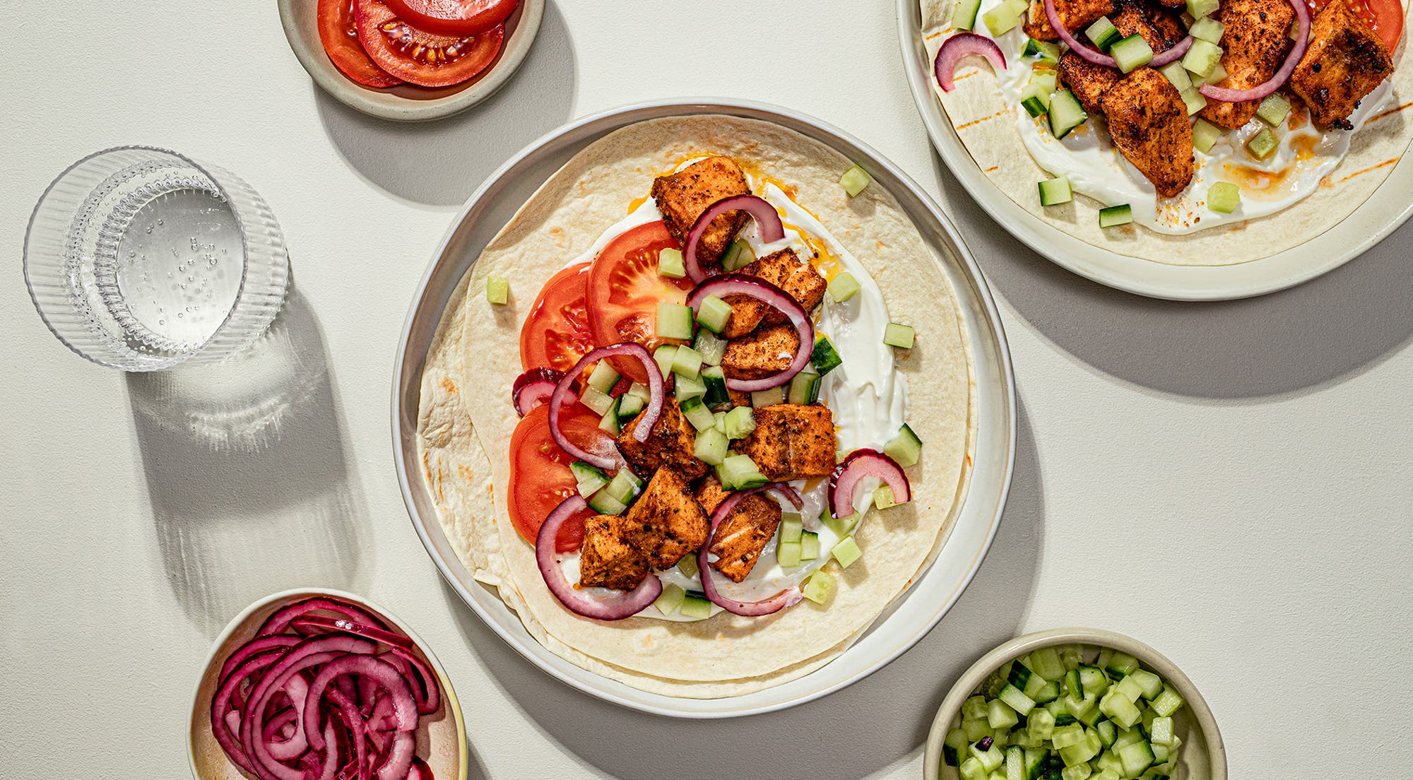 Hverdagswrap med spicy laks