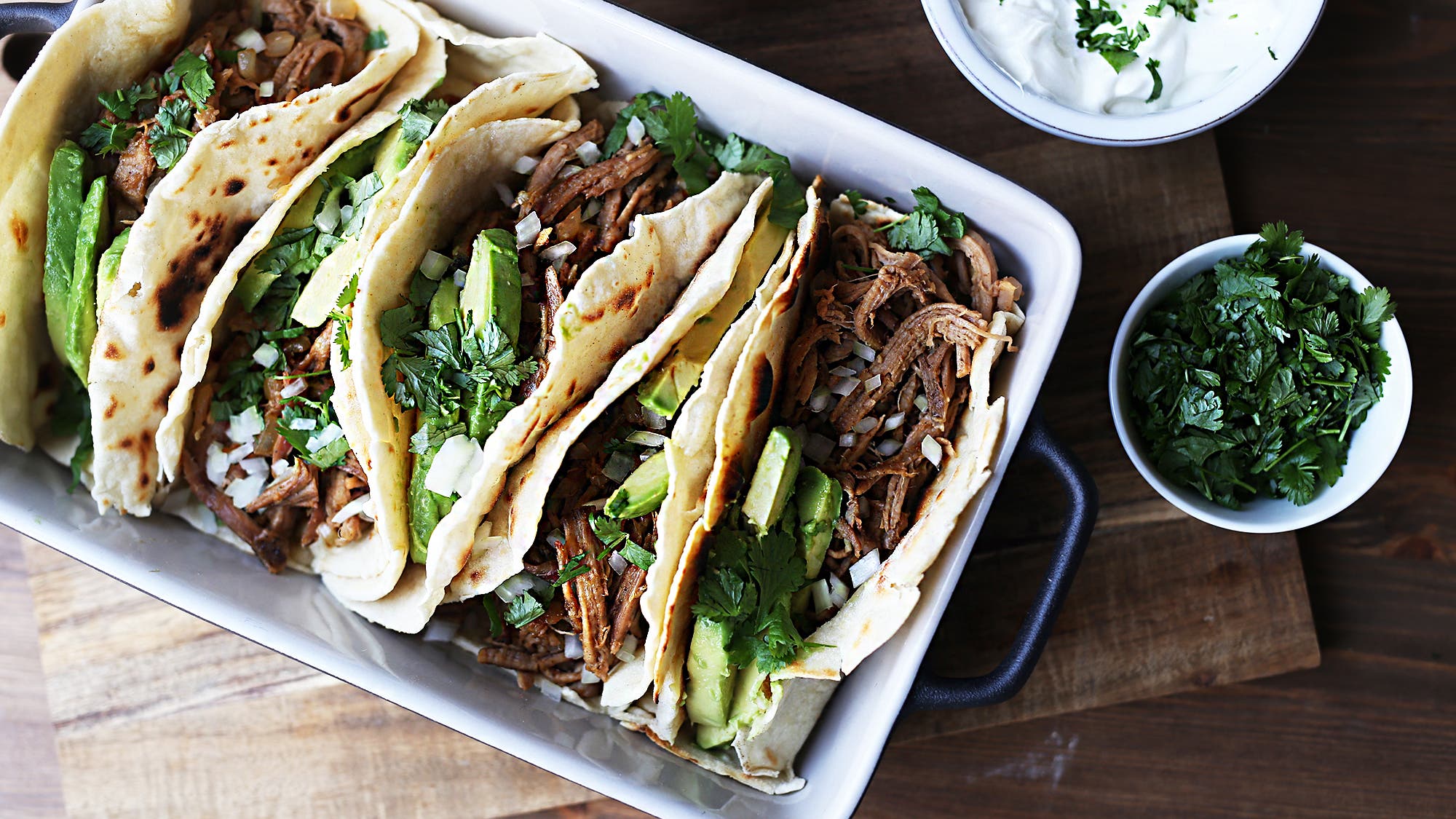 Saftig ribbe med hjemmelaget tortillas