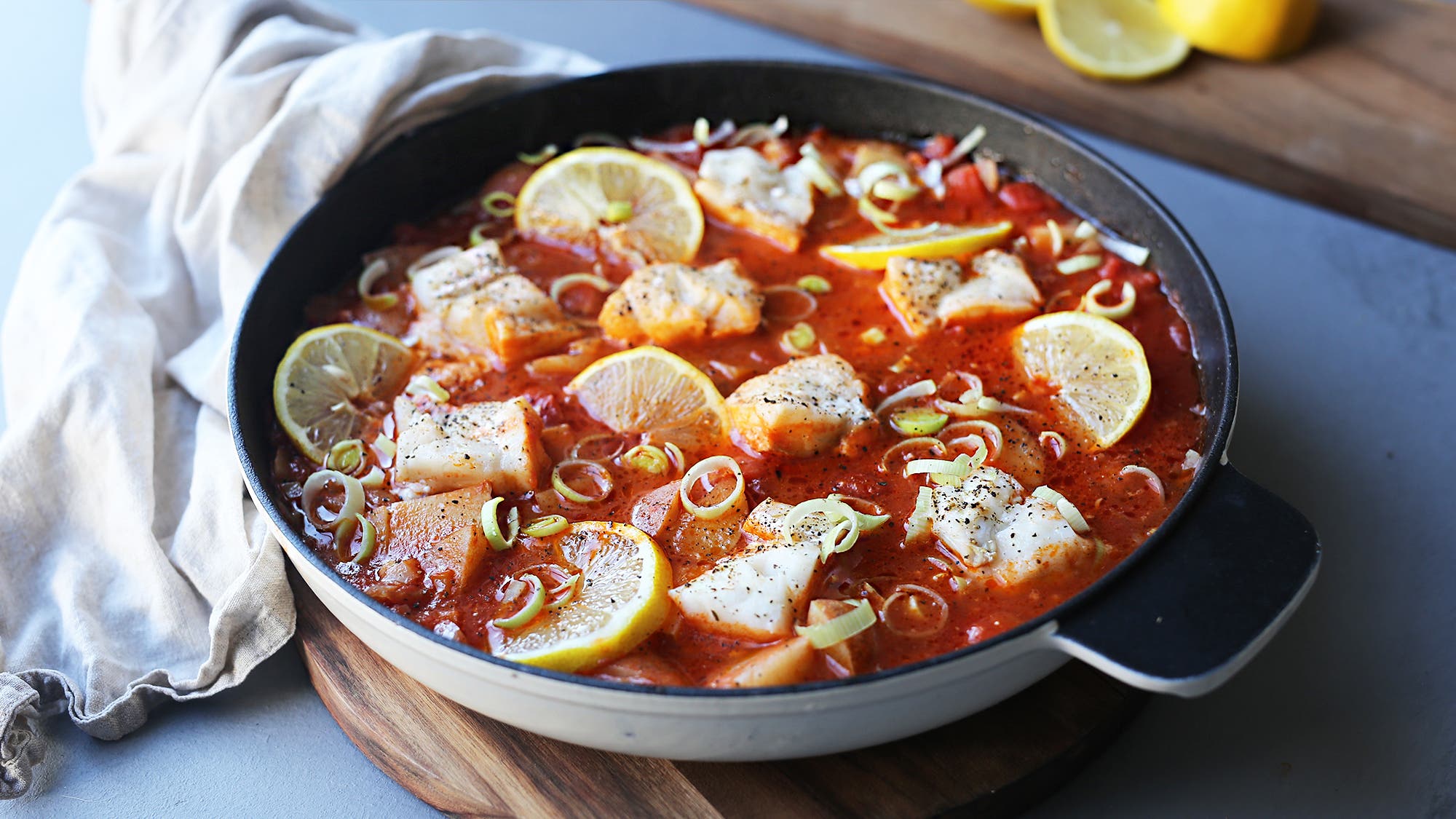 Torskepanne med poteter