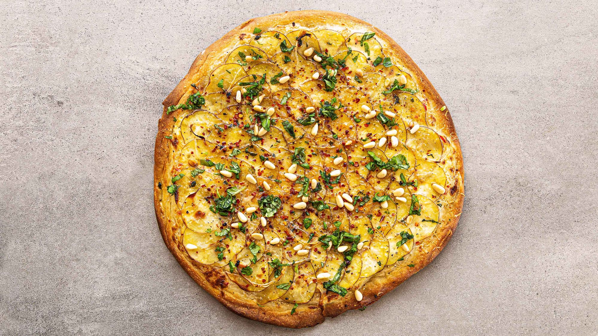 Potetpizza