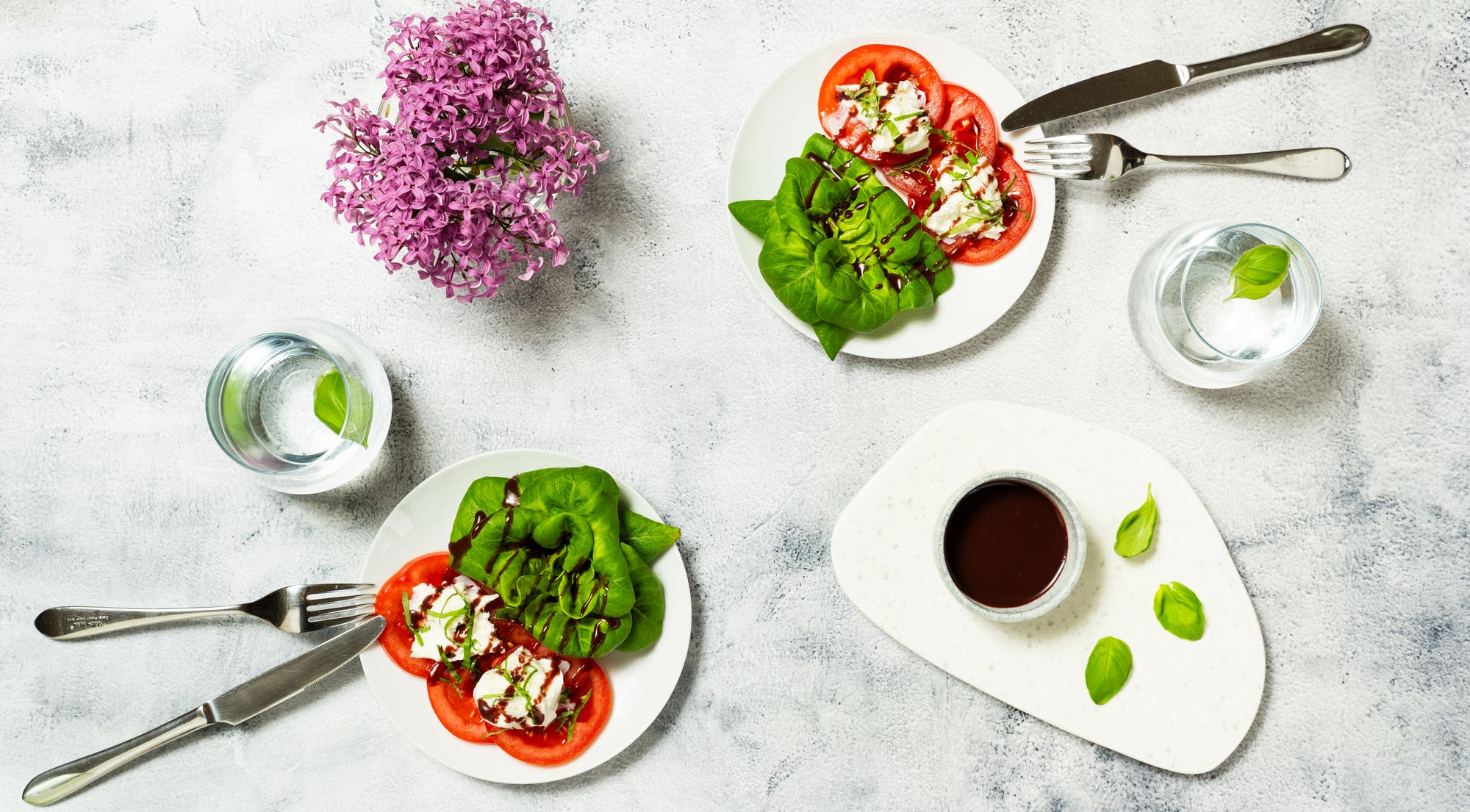 Baby Butter med tomat og mozzarella