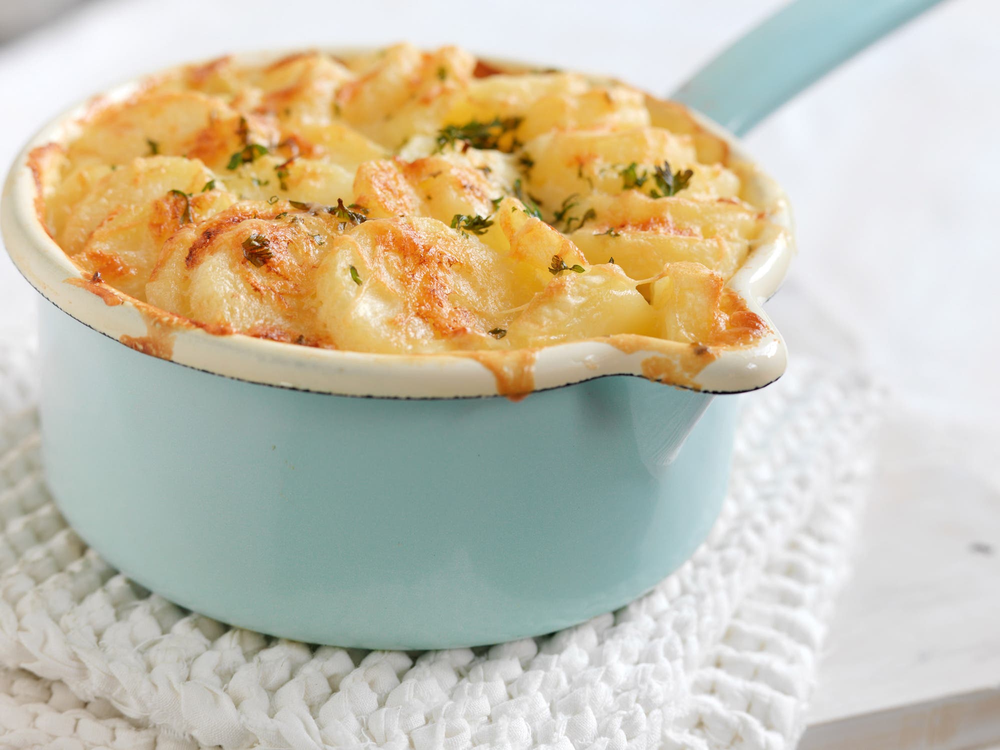 Fiskeform med potetlokk