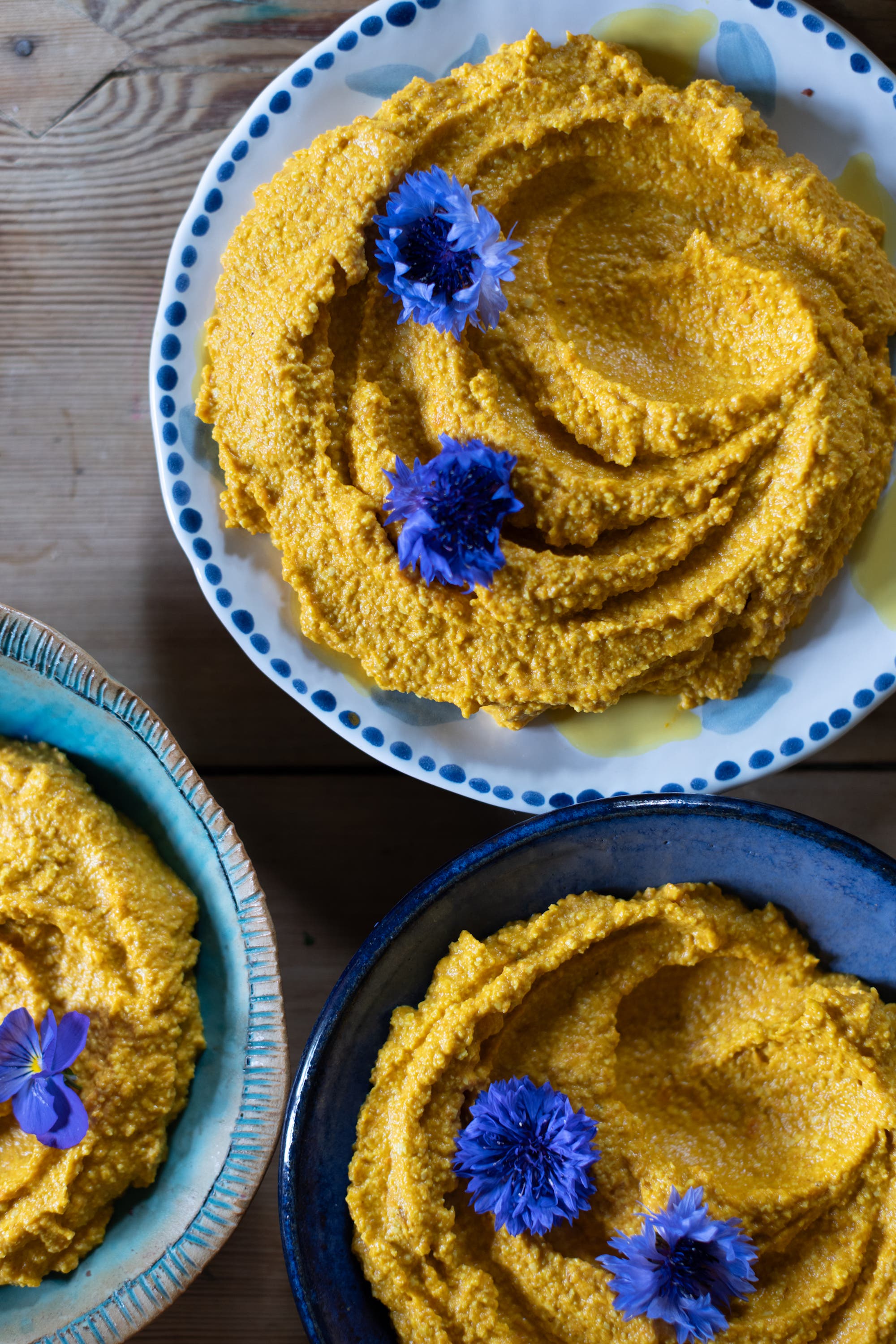 Gulrot- og curryhummus