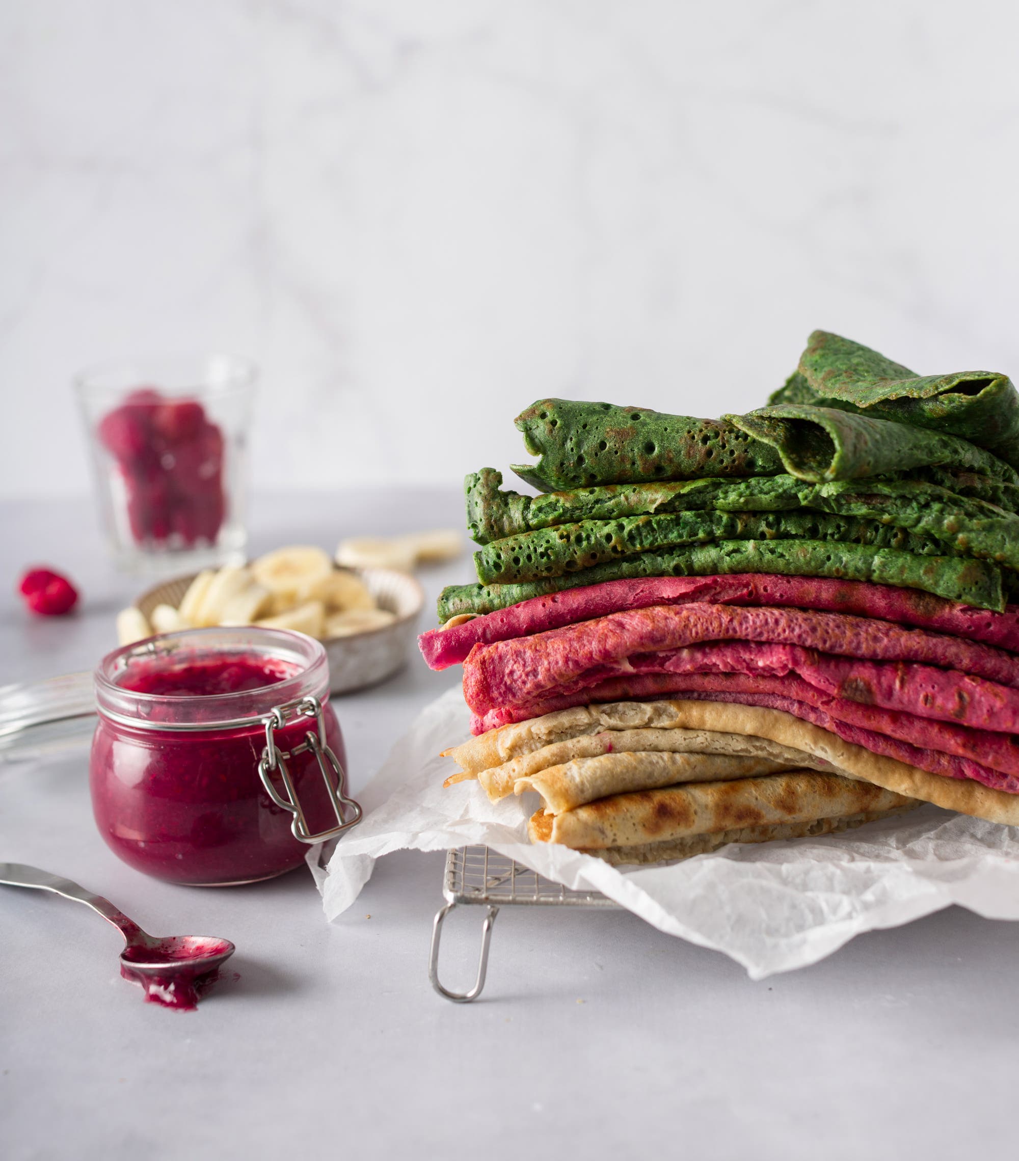 Pannekaker med skjulte linser