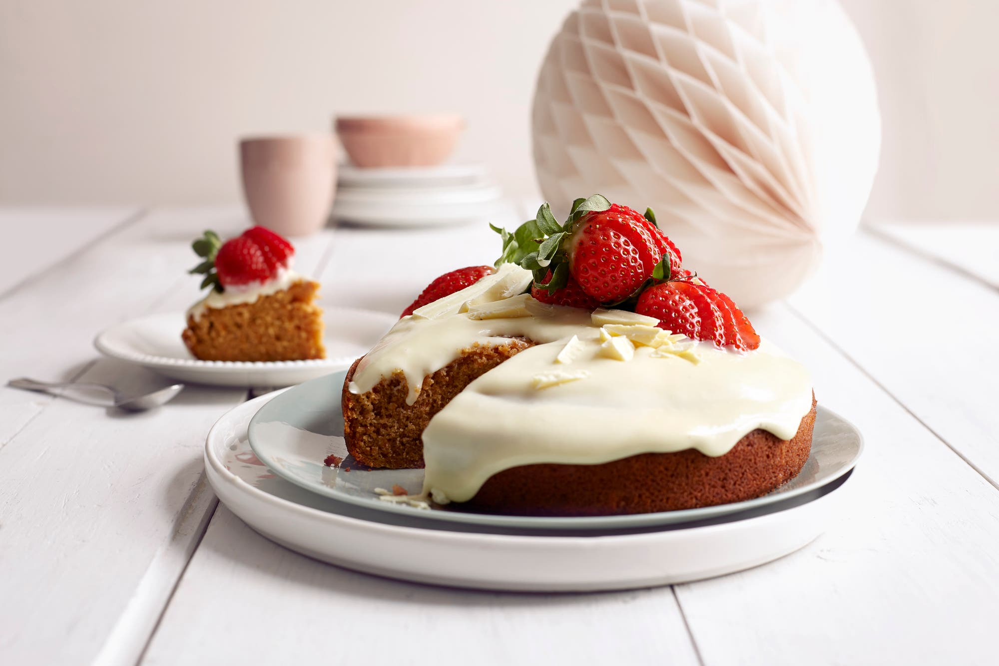 Gulrotkake med ostekremglasur