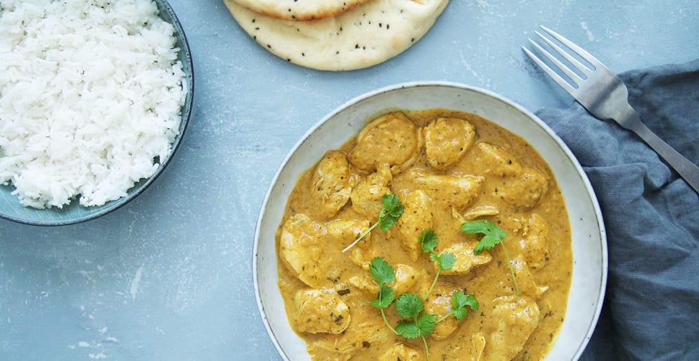 Kylling Korma med ris