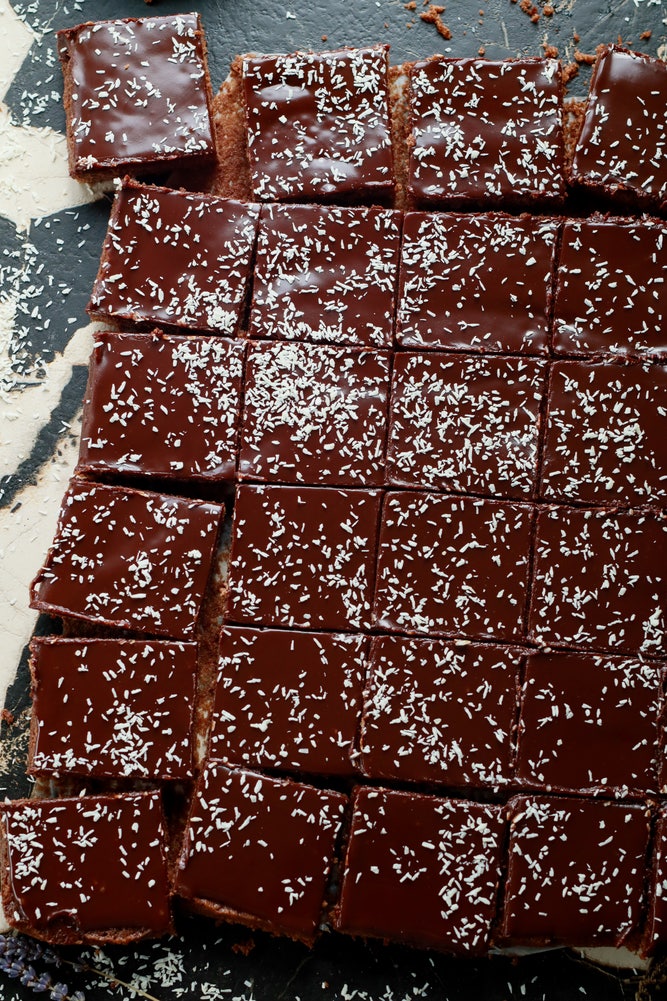 Sjokoladekake i langpanne