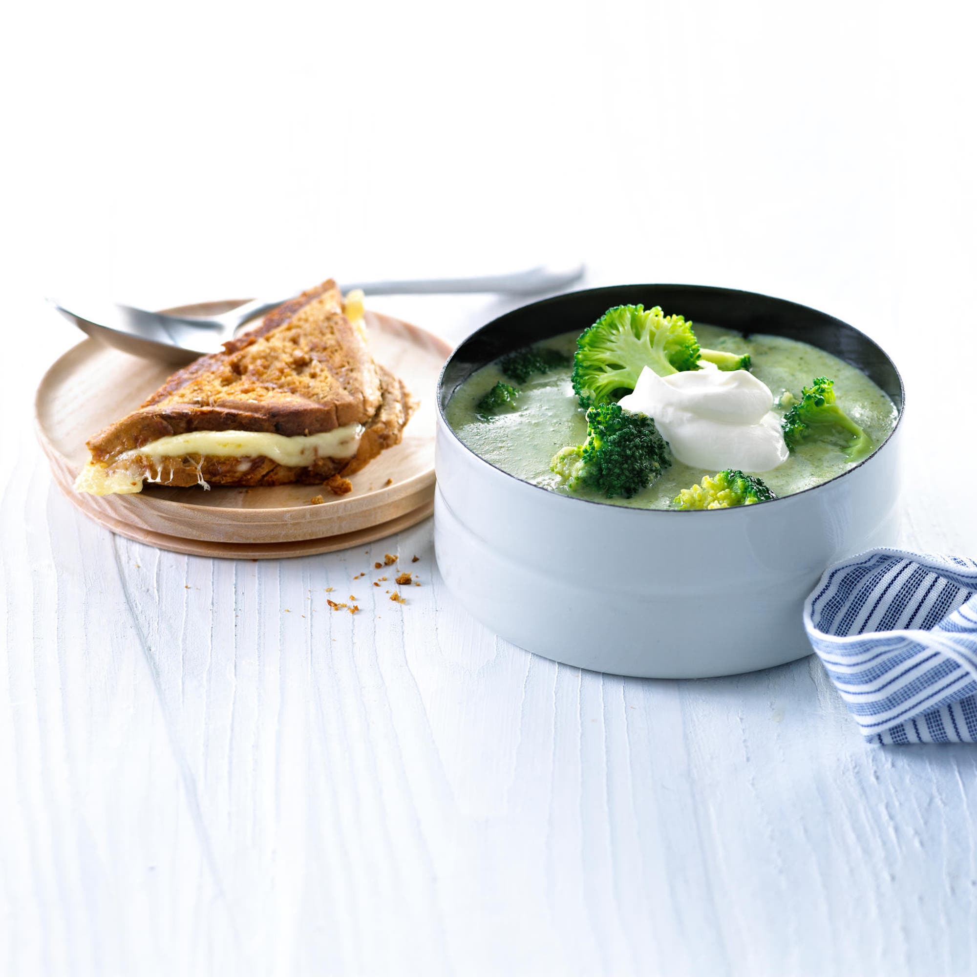 Blomkål og brokkolisuppe