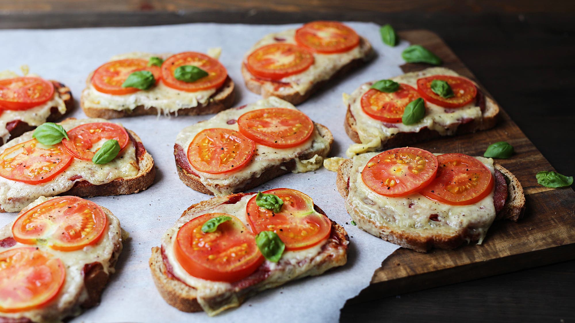 Klassiske ostesmørbrød