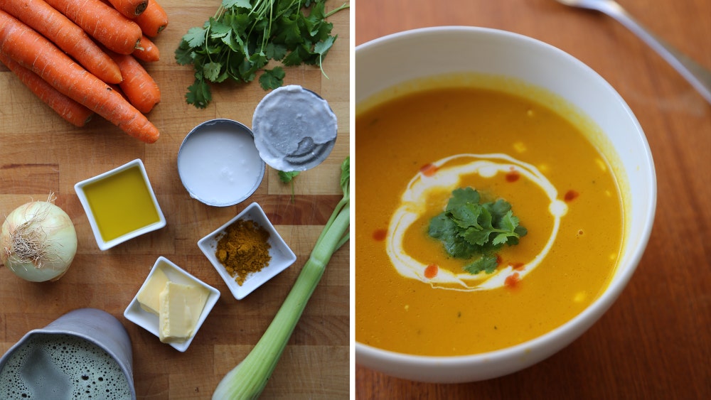 Gulrotsuppe med kokosmelk