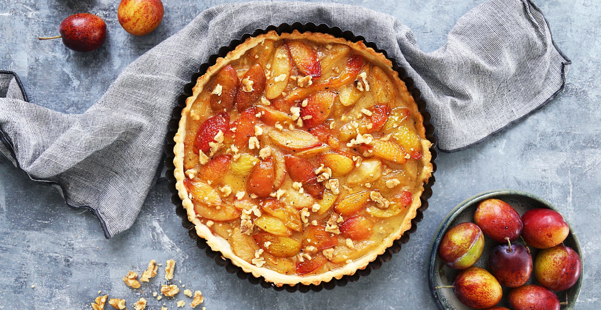 Høstpai med plommer