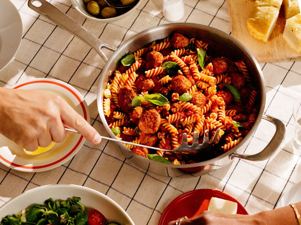 Pasta med kjøttboller