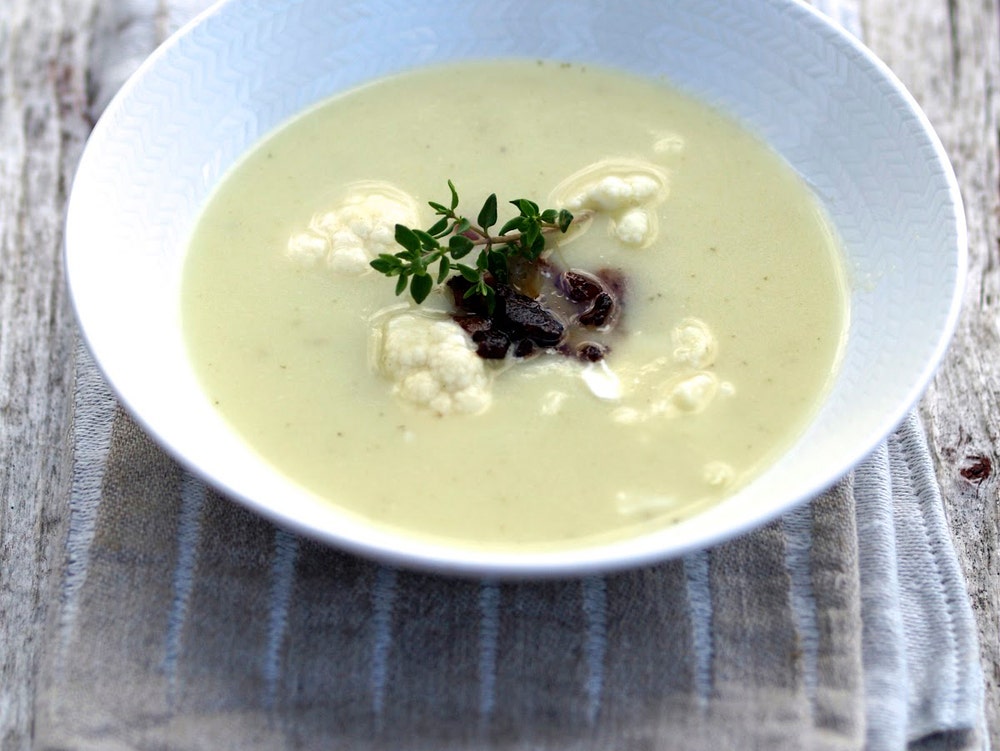 Hjemmelaget blomkålsuppe