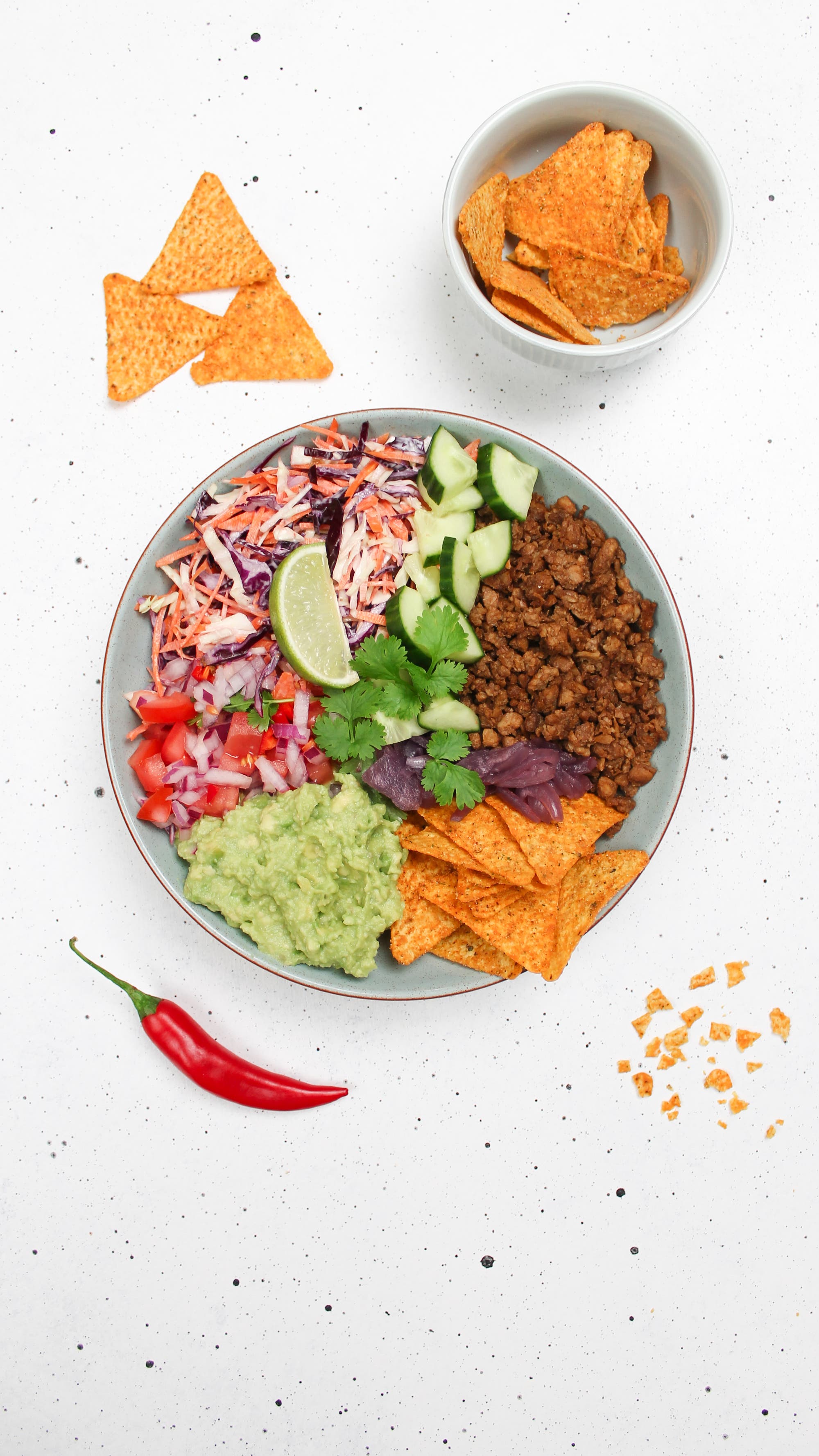 Meksikansk taco bowl veggie style