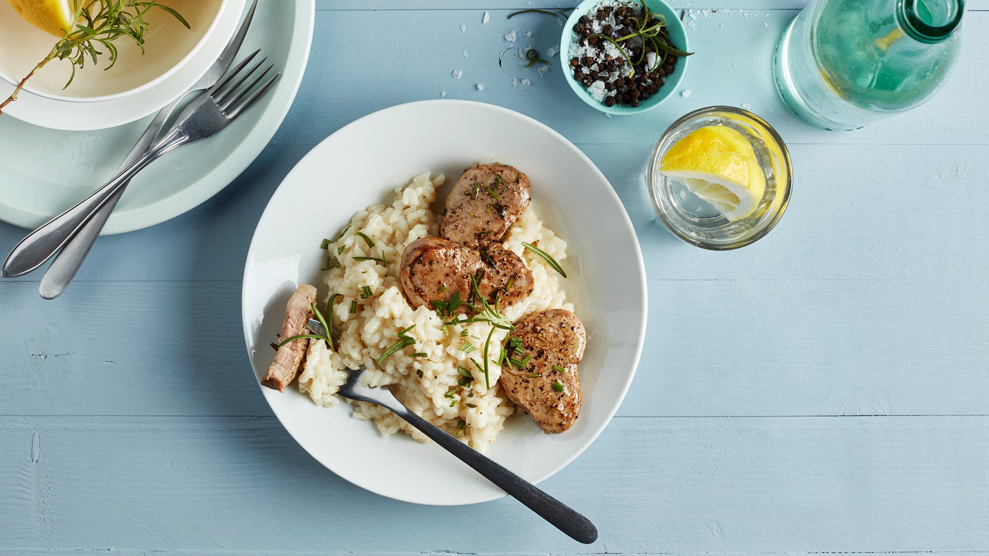 Risotto med svinefilet