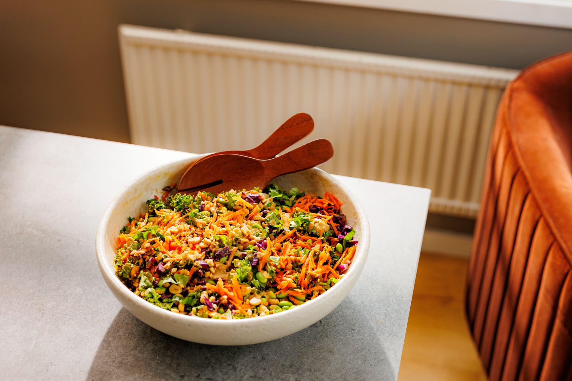 Crunchy peanøtt salat