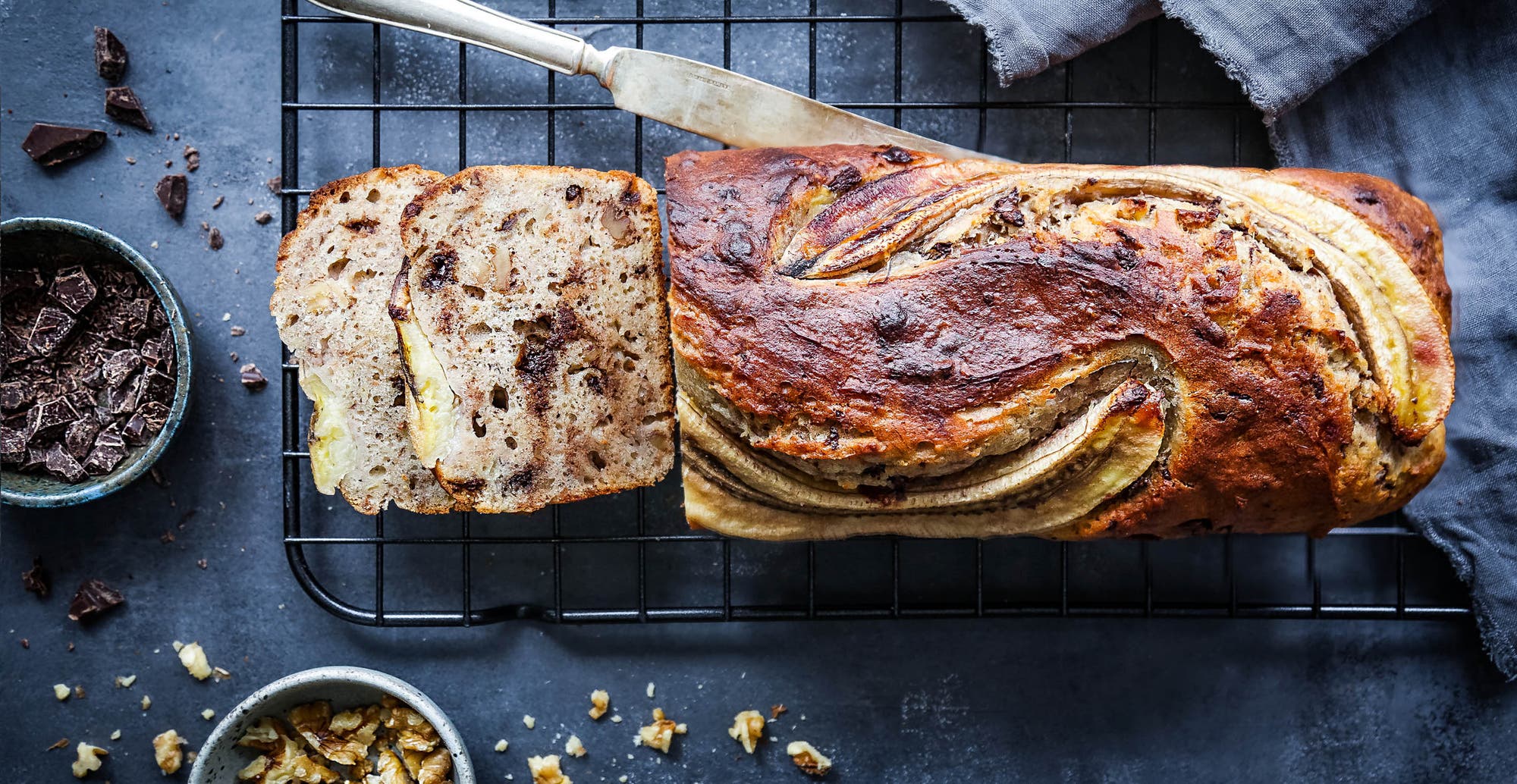 Bananbrød med sjokolade