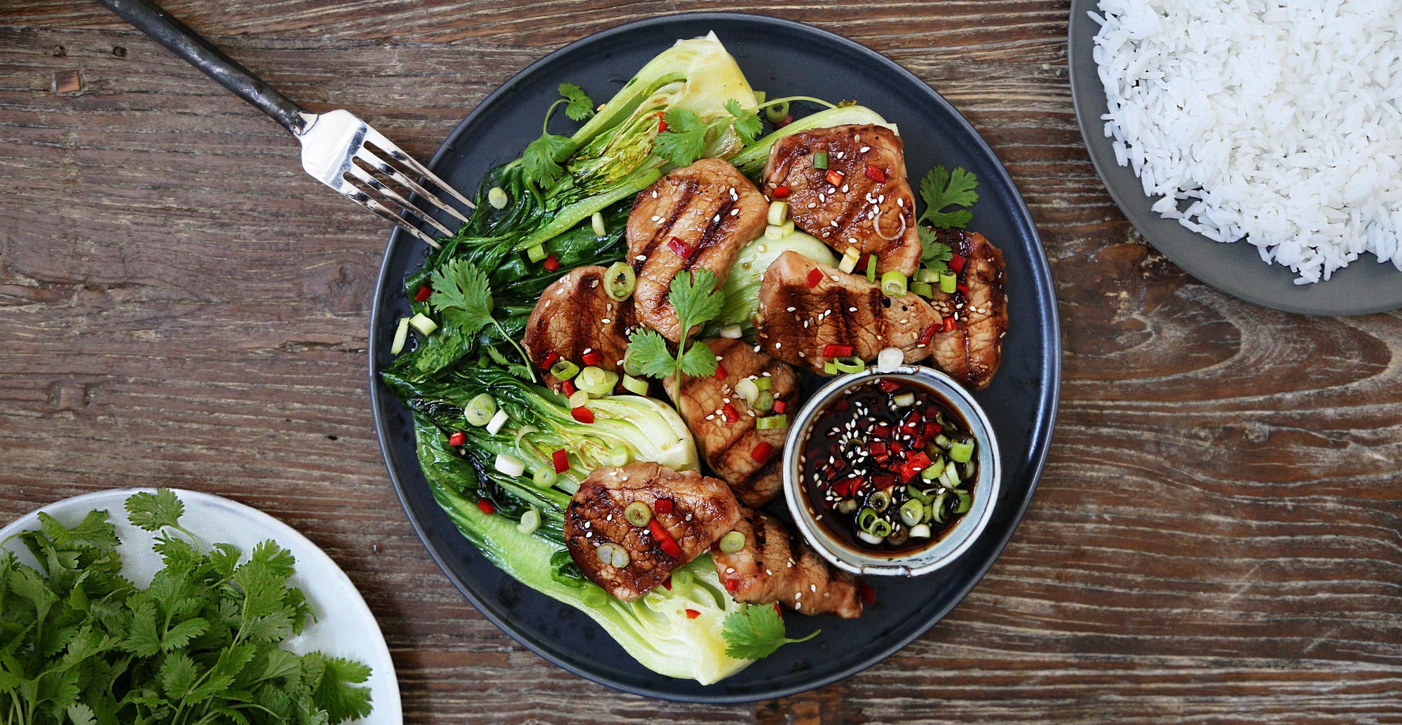 Grillet svinefilet med asiatiske smaker