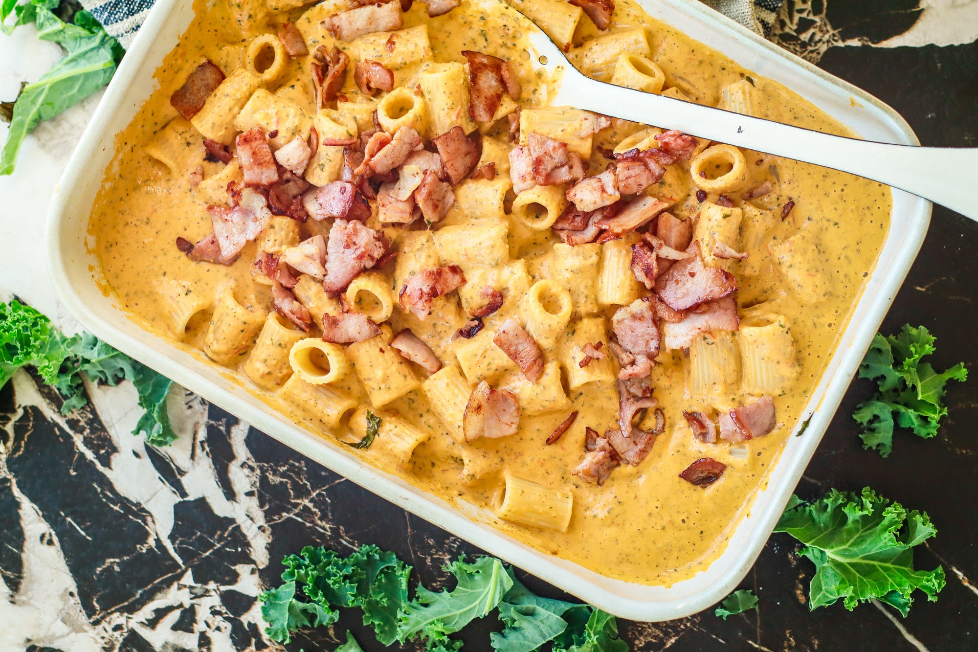 Kremet grønnsakspasta som barna elsker