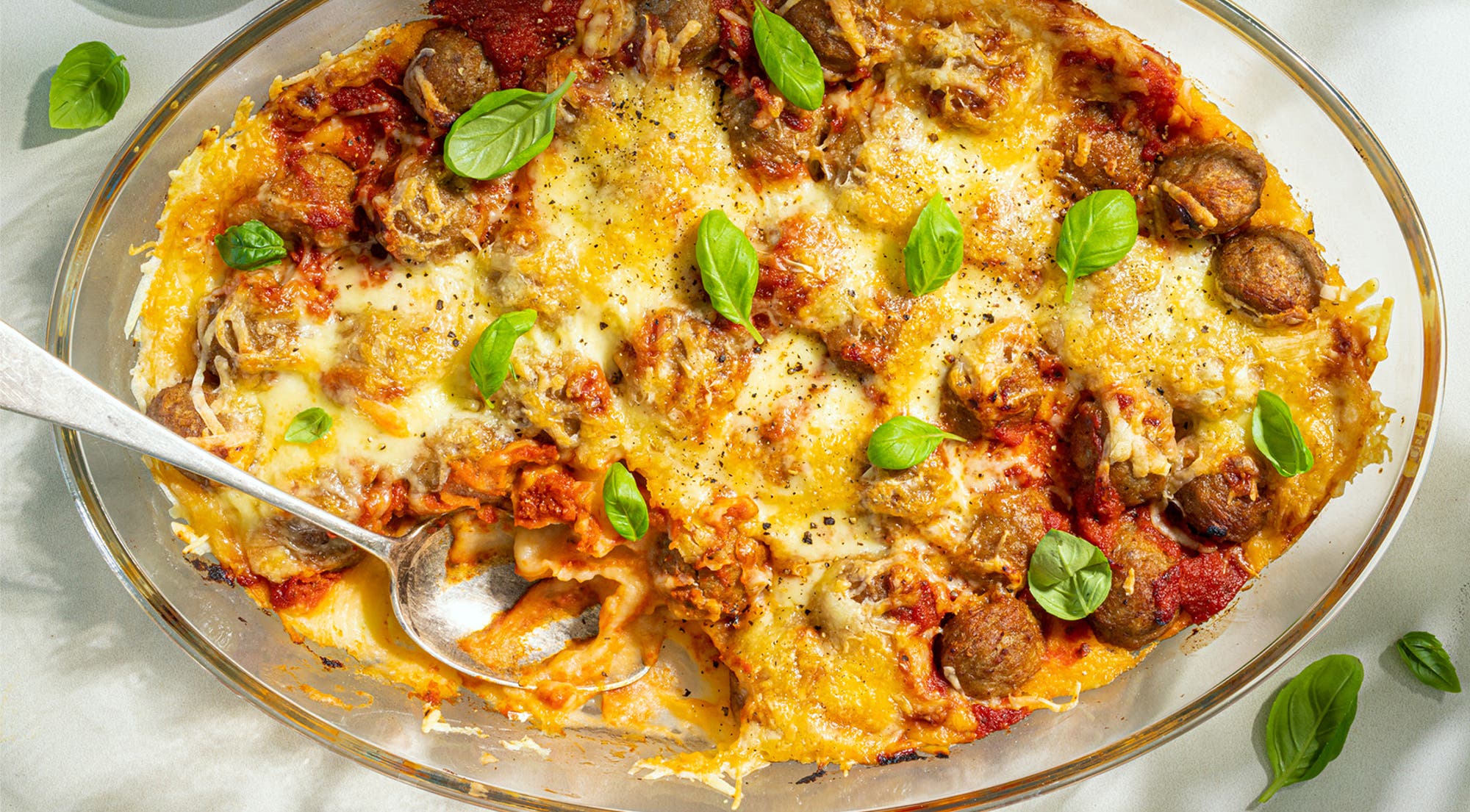 Rask form med kjøttboller og potetmos