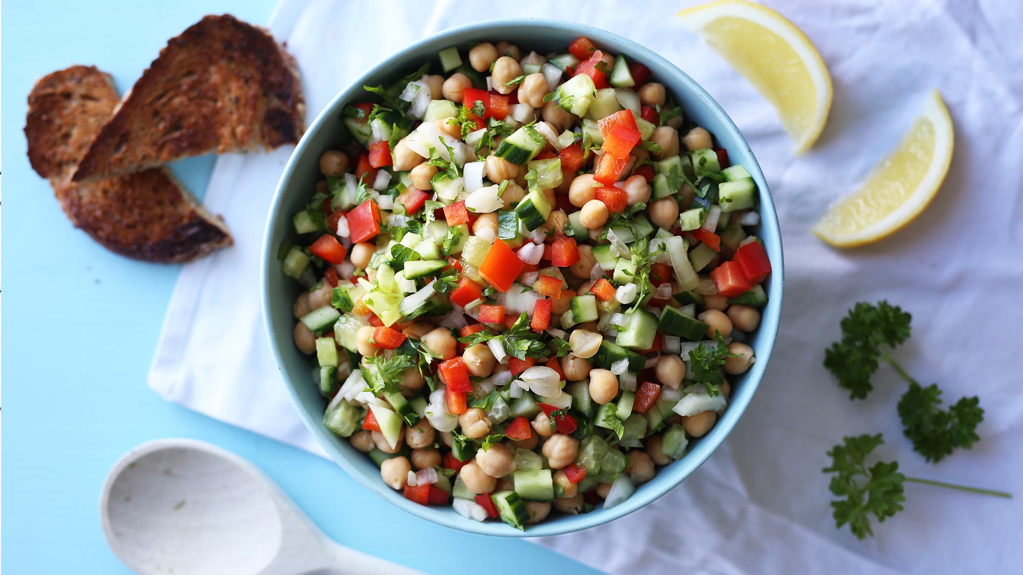 Superenkel kikertsalat