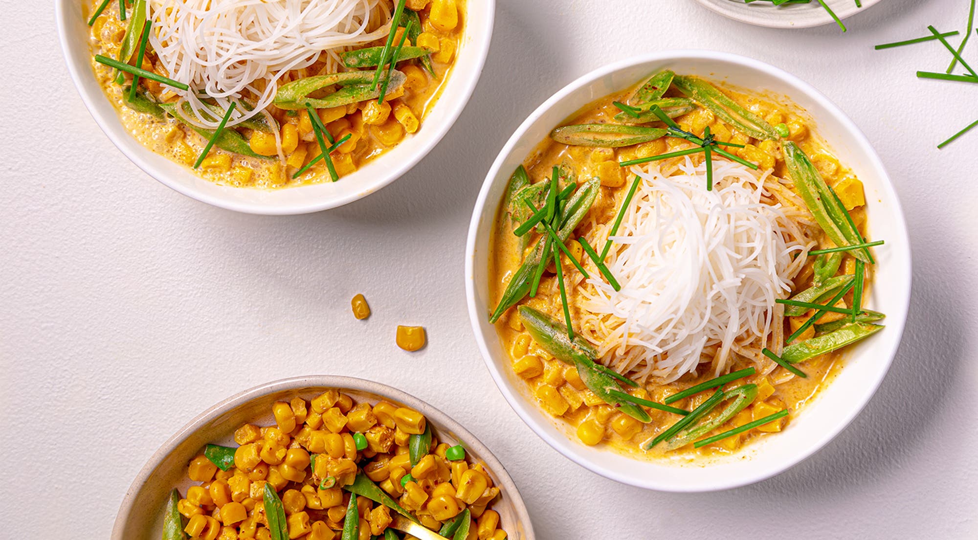 Nudler i gul curry
