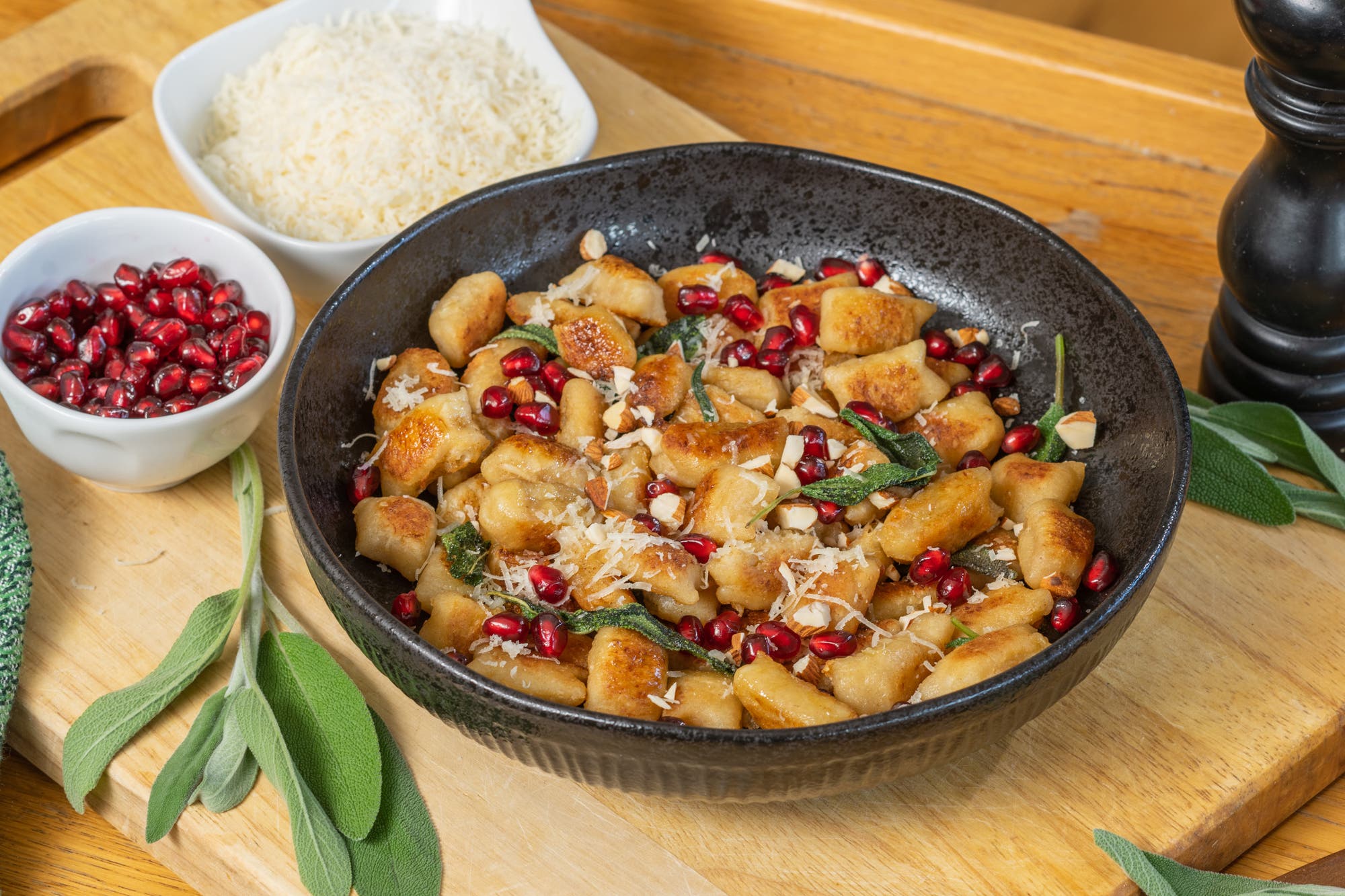 Blomkålgnocchi med julevri