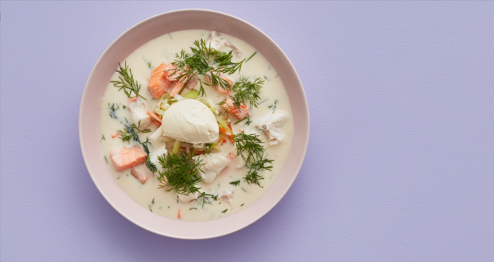 Kremet fiskesuppe
