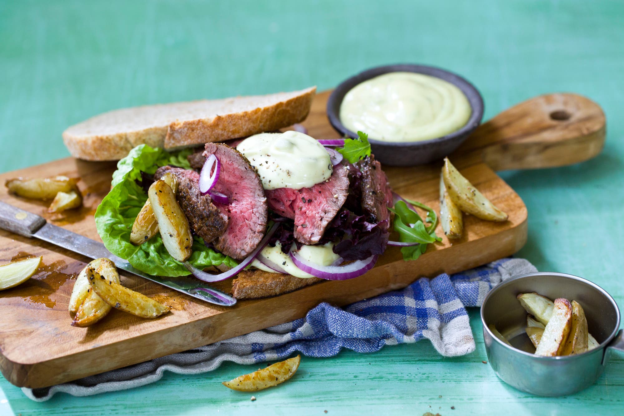 Grillet biffblings med kaldrørt bearnaise