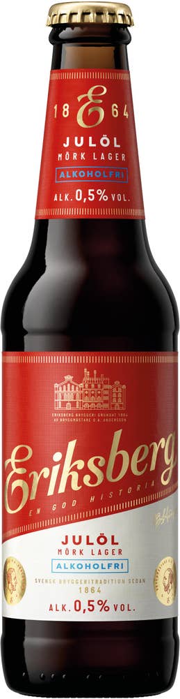 Eriksberg Julöl Alkoholfri 0,5%