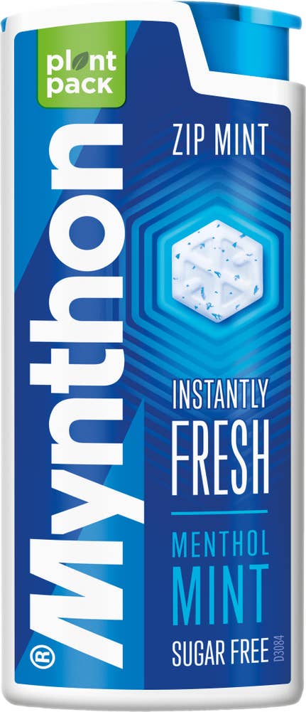 Mynthon Halstabletter Zip Mint Menthol Sockerfri