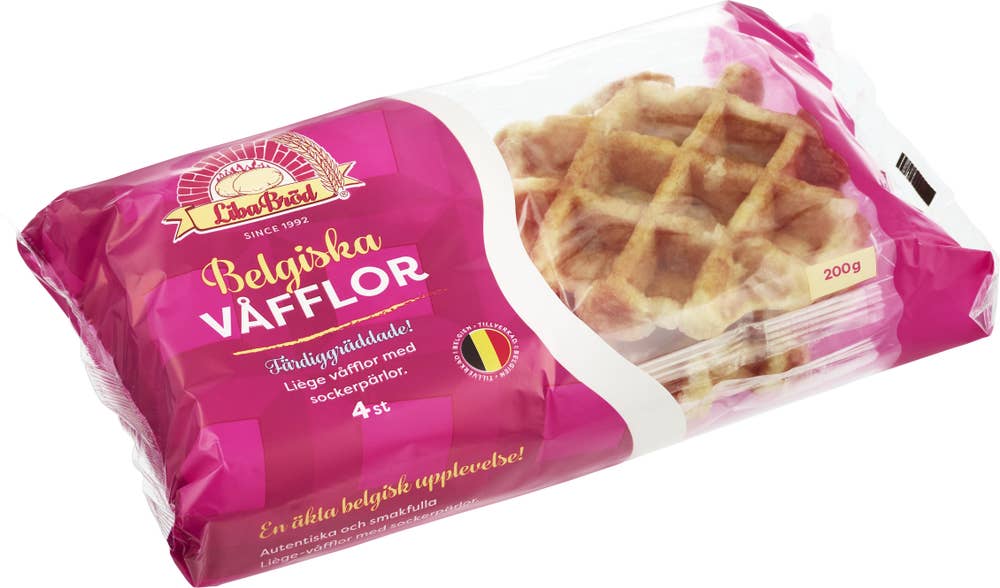 Liba Bröd Belgiska Våfflor